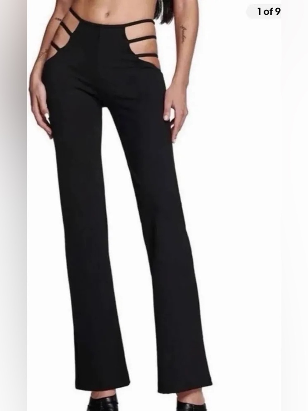 I.AM.GIA Black Lucid Cutout Pants